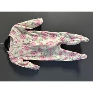 Gerber’s Baby Girl Floral Print Sleepwear Footed Pajamas